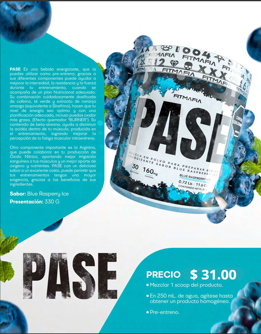 Pase, pre entreno 30 servicios