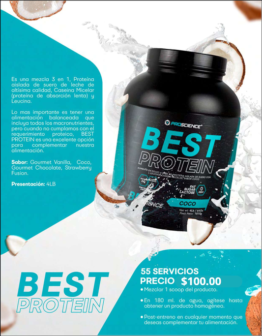 BEST PROTEIN- Proteina aislada de suero de leche