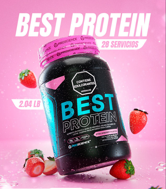 Best protein, proteína aislada de suero de leche.